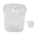 Airtight Rice Container Stackable Transparent Rice Bucket with Date for