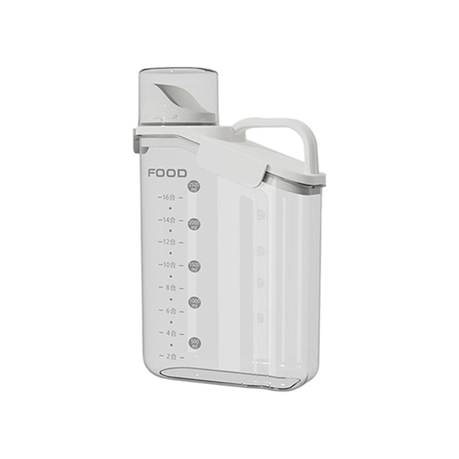 Airtight Rice Storage Container with Measuring Cup and Pour Spout ...
