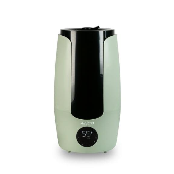 Airvana 2.25 Gallon (8.5 Liter) Top Fill Digital Humidifier with LED Display Screen, Sleep Mode, and Coverage up to 757 Square Feet, AV200HUM- Sage
