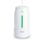 Airvana Aqua Glo Personal, Portable Humidifiers for Bedroom – Ultrasonic Cool Mist Humidifier with Built In Rechargeable Battery. Air Humidifier for Baby, Plants, Home, Office, Travel. White
