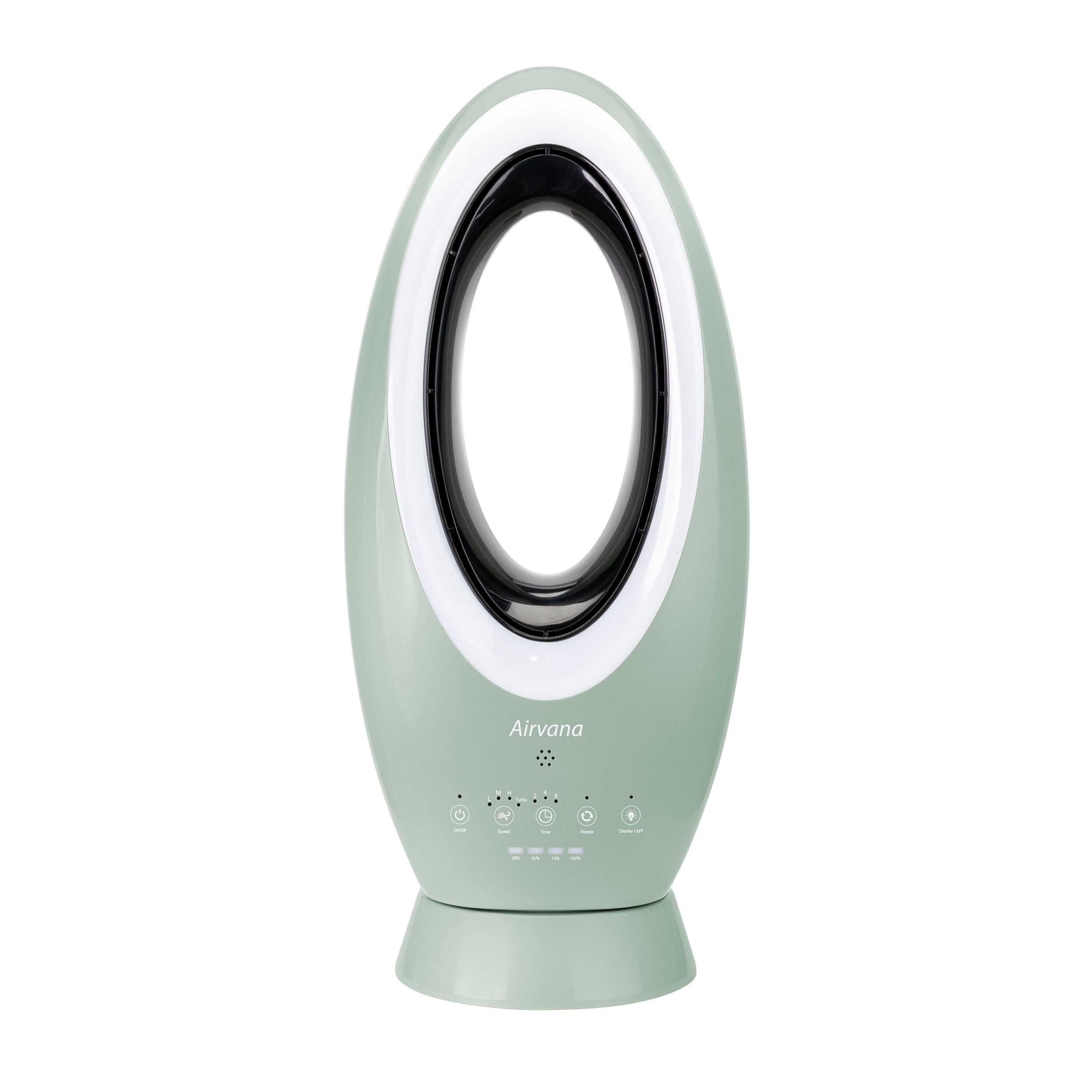 Airvana Bladeless Rechargeable Indoor/Outdoor Fan, Sage