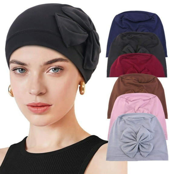 Airvexalon 6 Pieces Chemo Headear for Women Soft Cancer Headwear