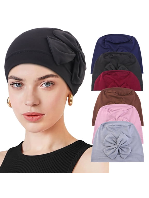 6 Pieces Chemo Headear for Women Soft Cancer Headwear
