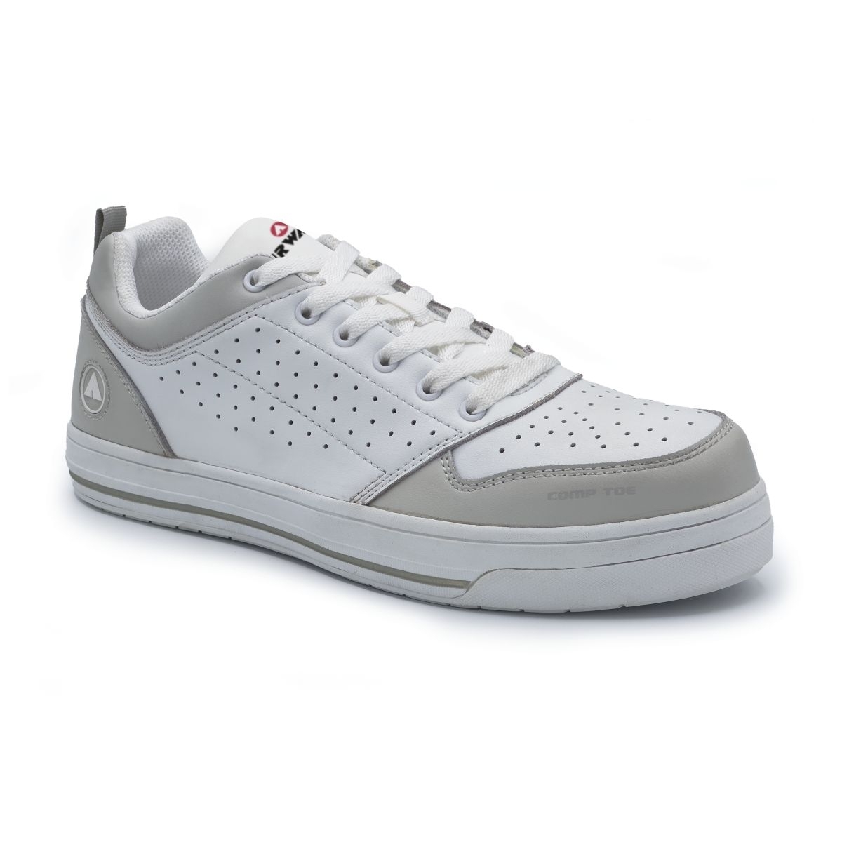Airwalk AIRWALK - ARENA Series - Men's Low Top Shoe - CT|EH|SR - White/Gray - Size: 10W