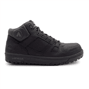 AIRWALK MONGO MID SD10 - Mens Mid Top Shoe - CT|SD|SF|SR - Black / Black - Size 7 - 2E - Extra Wide