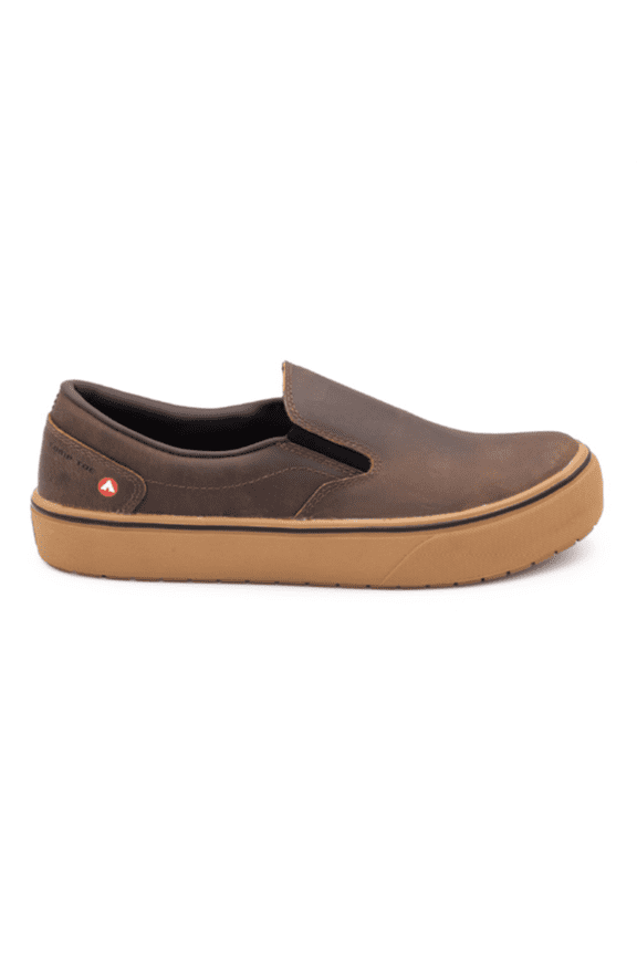VENICE - Men's Leather Slip On - CT|EH|SF|SR - Buffalo Crazy Horse / Gum - Size: 9 - 2E - (Extra Wide)