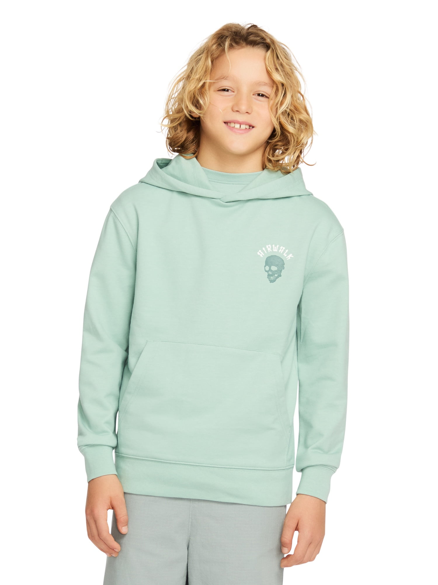Airwalk Big Boys French Terry Hooded Sweatshirt, Sizes 8-20