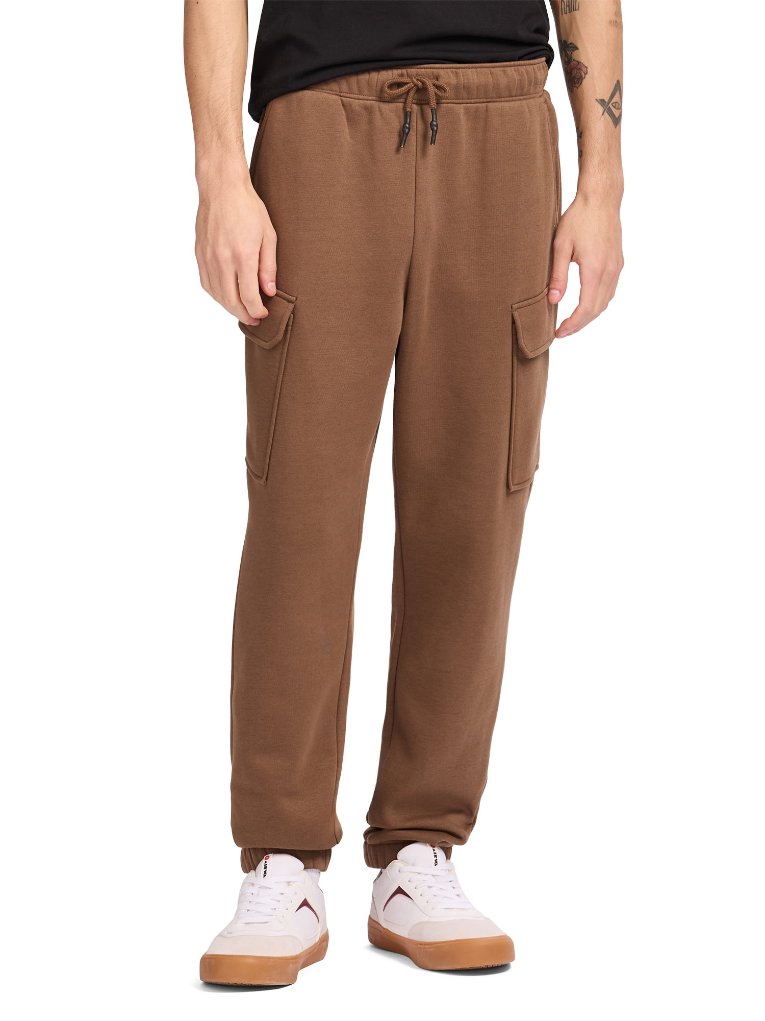 Airwalk Men's & Big Men's Fleece Cargo Pant, Sizes XS-3XL