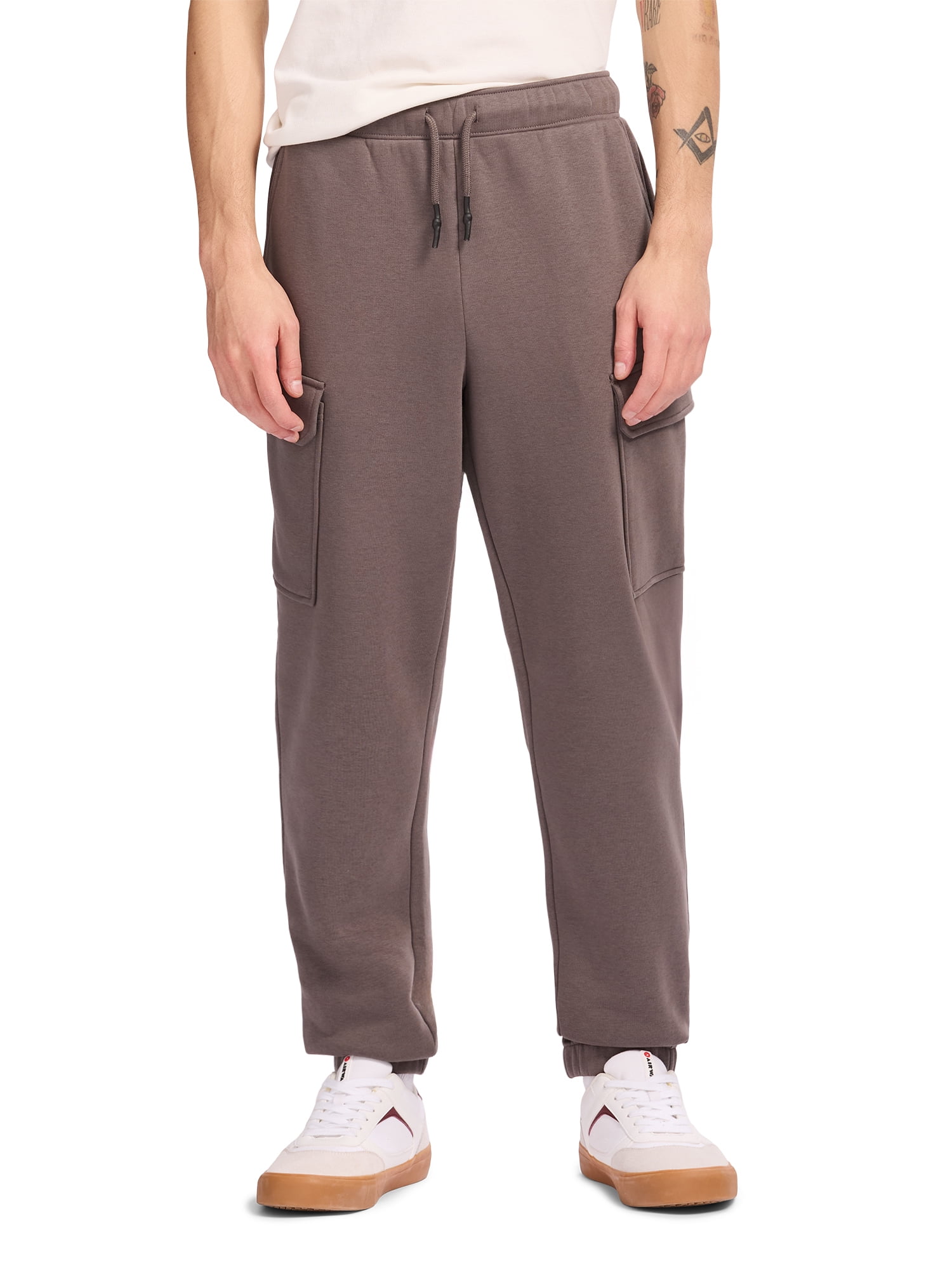 Airwalk Men's & Big Men's Fleece Cargo Pant, Sizes XS-3XL