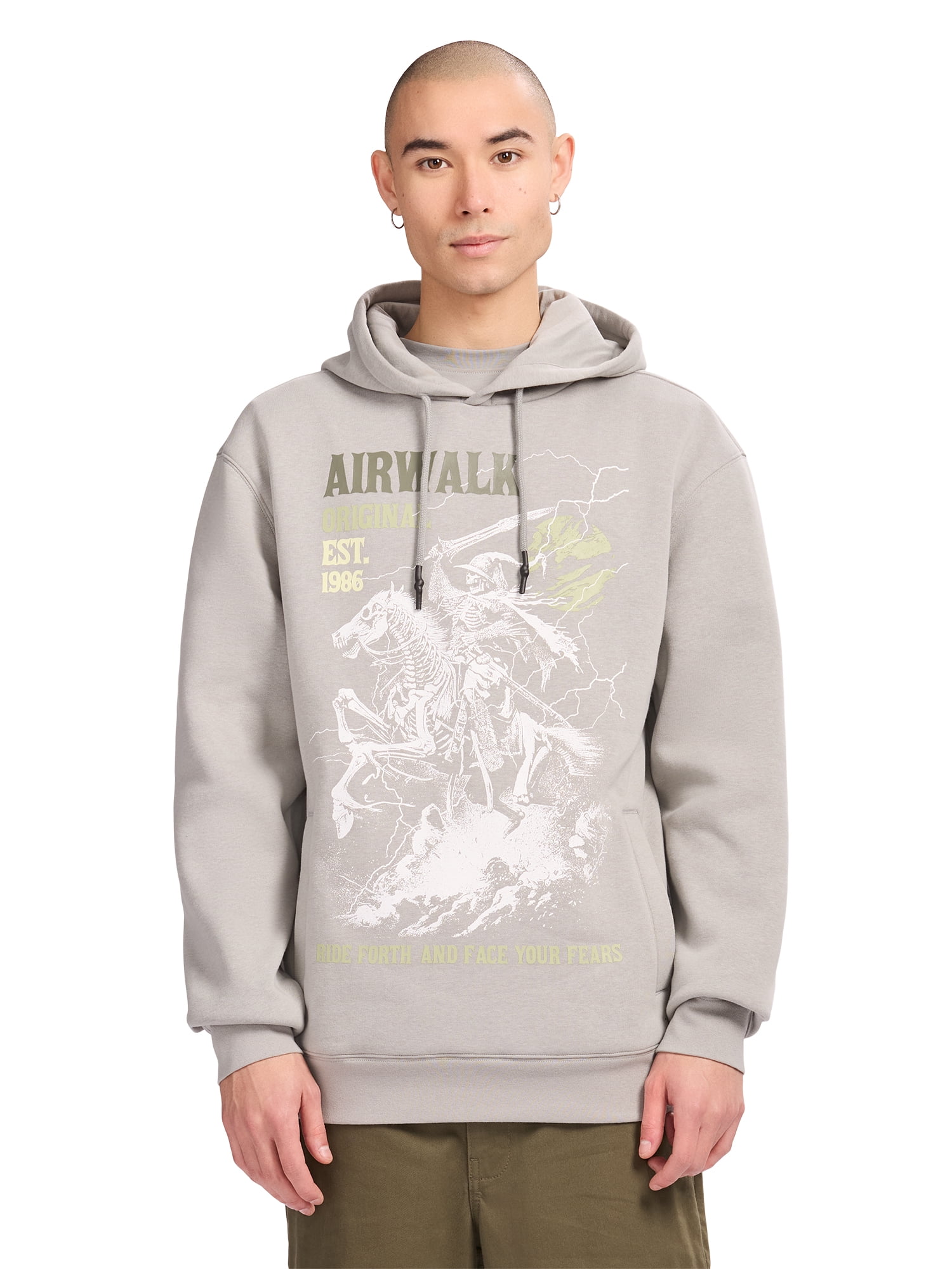 Airwalk Men's & Big Men's Fleece Pullover Hoodie, Sizes XS-3XL