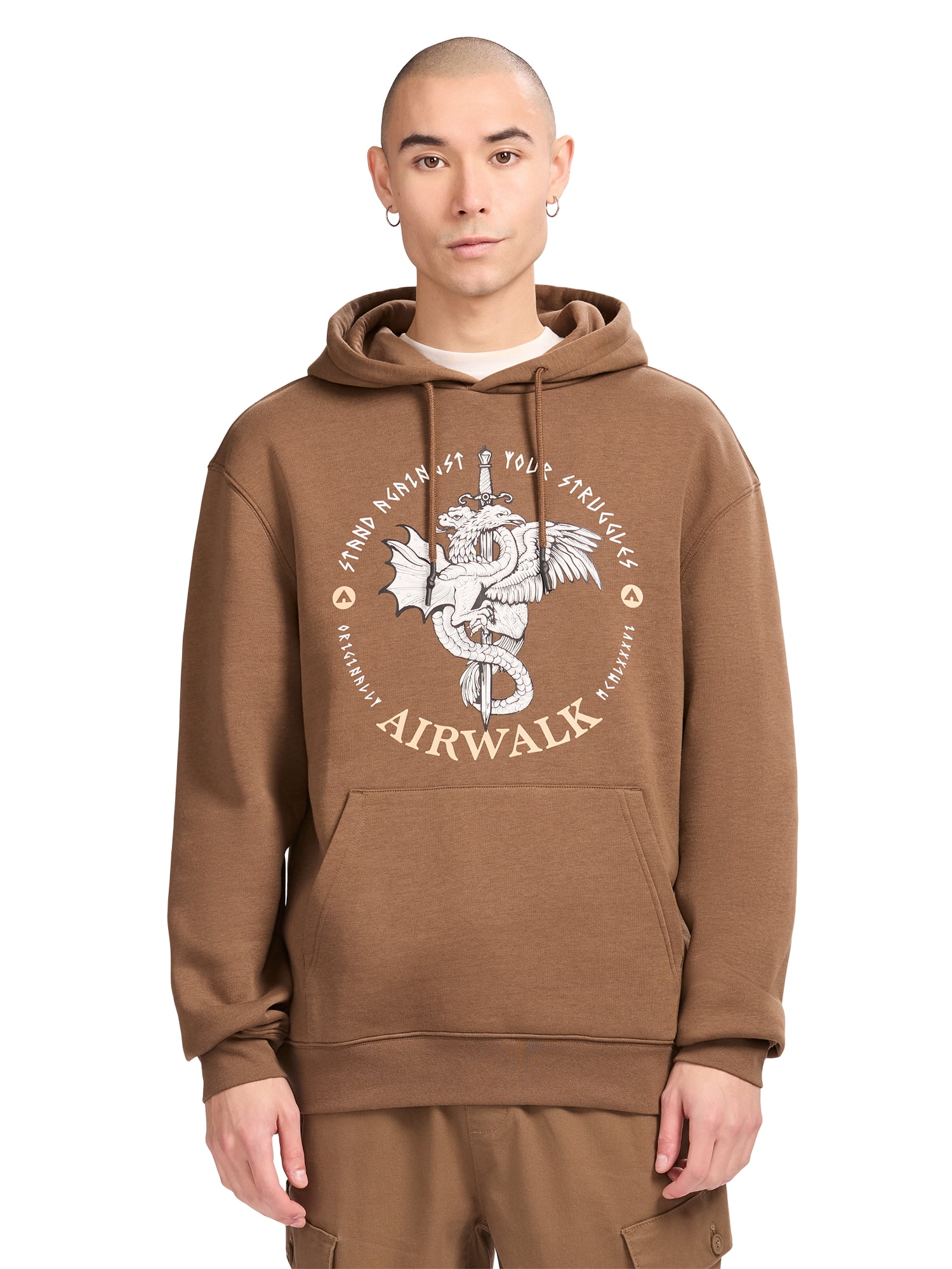 Airwalk Men's & Big Men's Fleece Pullover Hoodie, Sizes XS-3XL