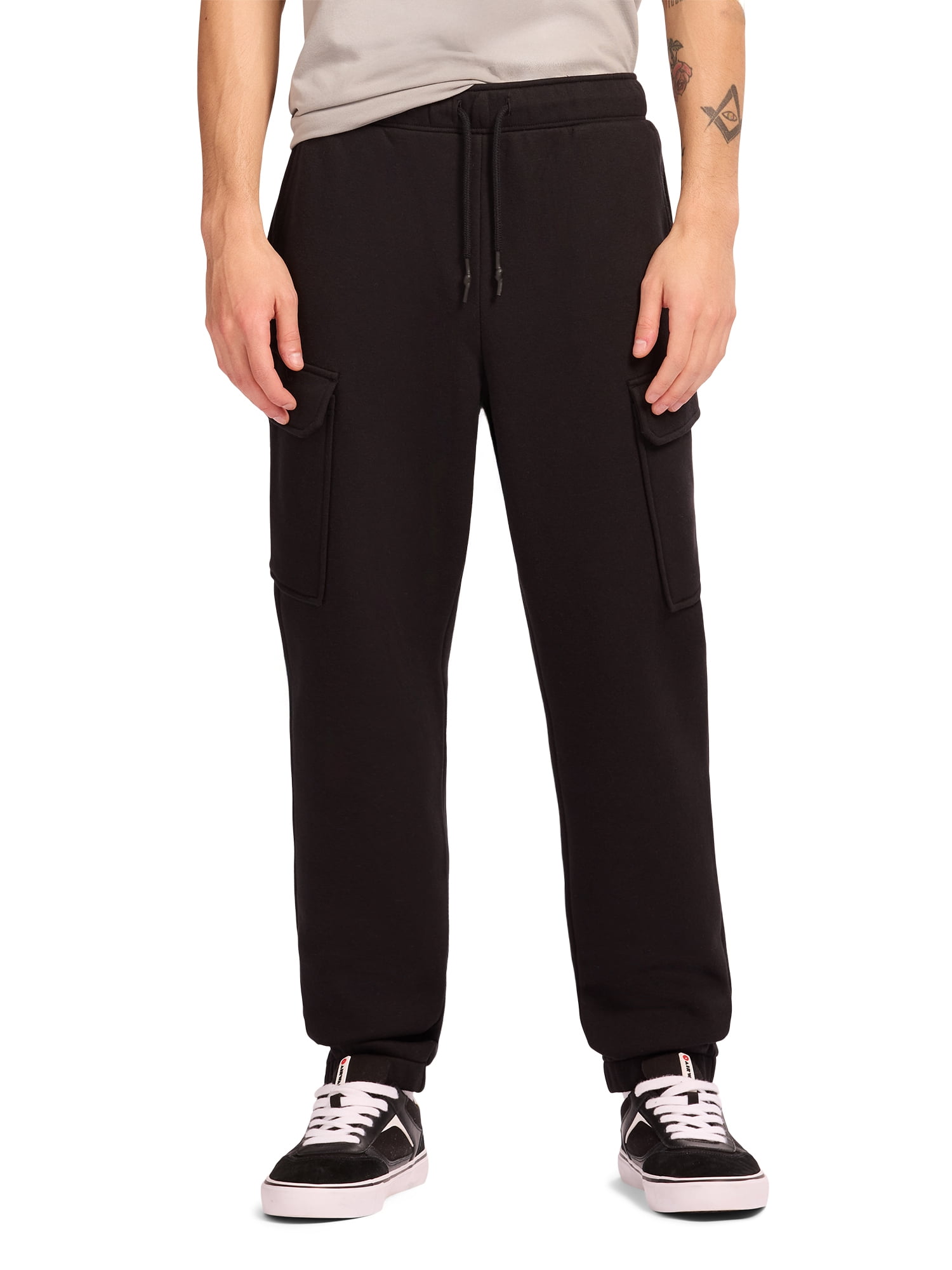 Airwalk Men's & Big Men's Fleece Cargo Pant, Sizes XS-3XL