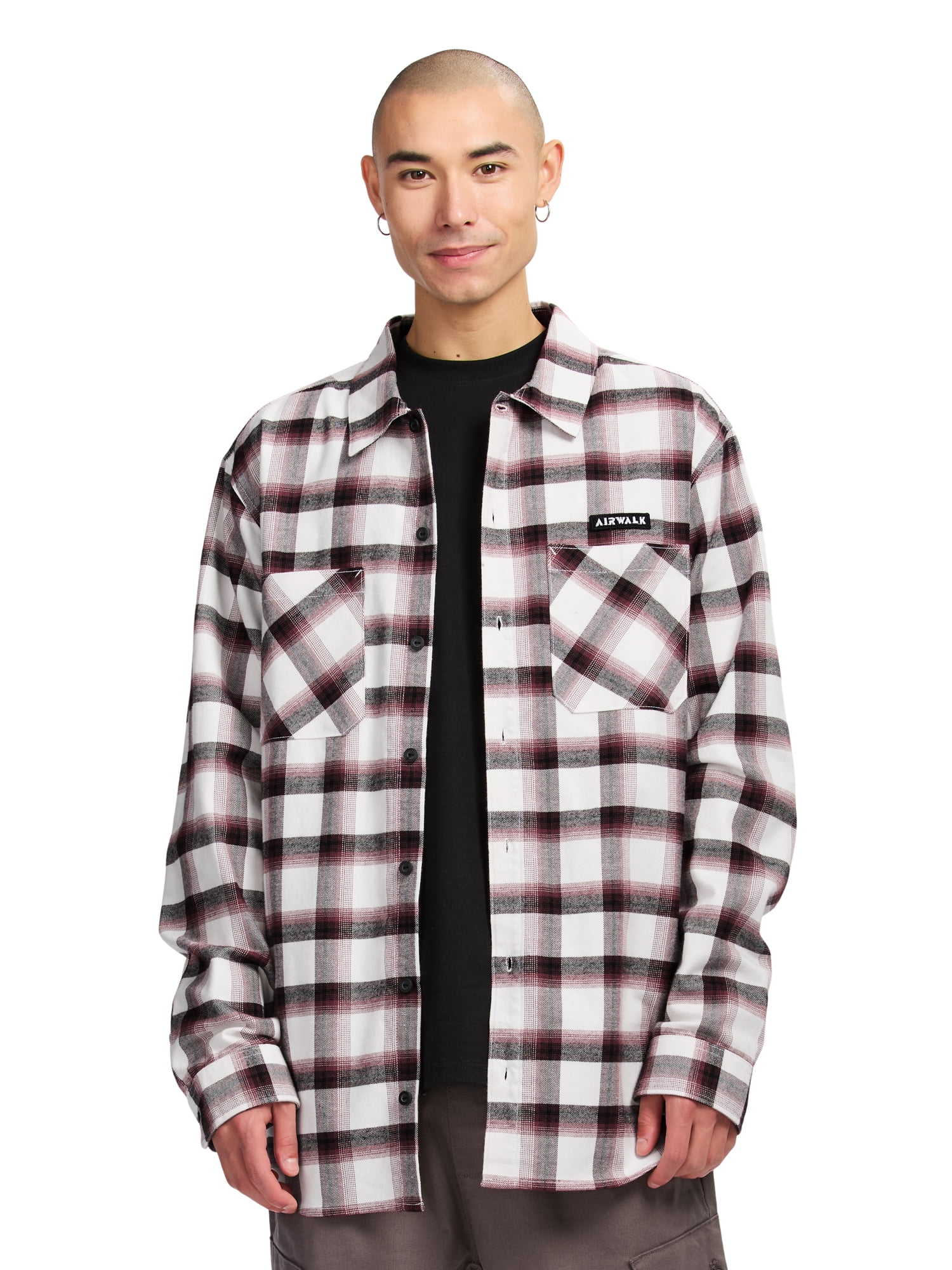 Airwalk Men's & Big Men's Long-Sleeve Flannel Shirt, Sizes XS-3XL