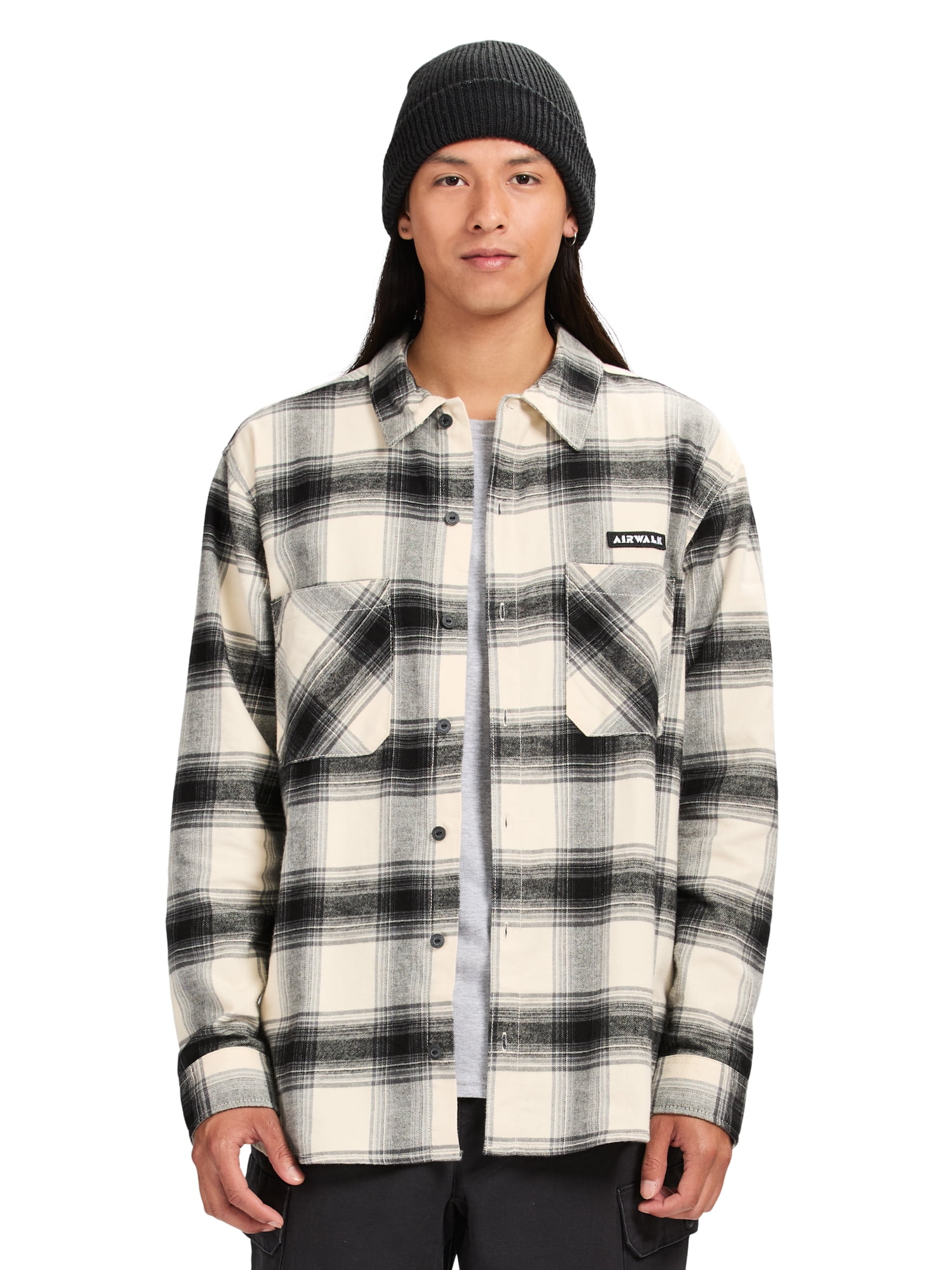Airwalk Men's & Big Men's Long-Sleeve Flannel Shirt, Sizes XS-3XL