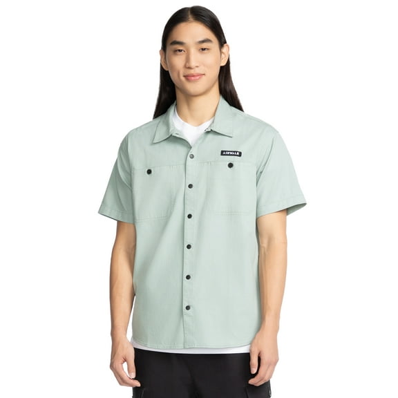 Airwalk Men's & Big Men's Short Sleeve Woven Shirt, Sizes XS-3XL