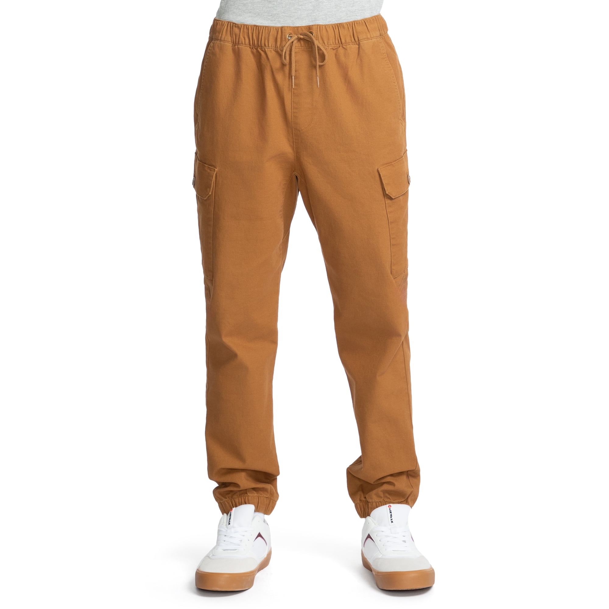 Airwalk Men's & Big Men's Twill Cargo Jogger Pants, Sizes 30-42