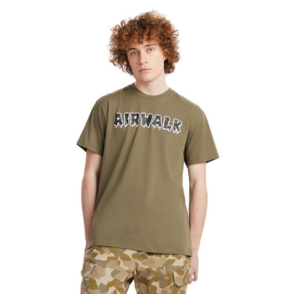 Airwalk Men's Short Sleeve Crew Neck Graphic T-Shirt