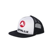 Airwalk Unisex Logo Trucker Hat, Black/White