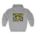 thumbnail image 1 of Airwalk Vintage Retro 90s 80s Skateboarding Half Zip Sweatshirt Hoodie Design - Sport Grey / L, 1 of 3