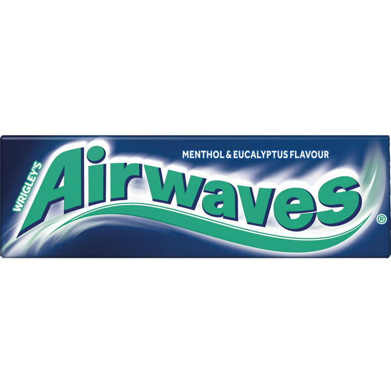30-pack blandade WRIGLEY'S AIRWAVES sockerfritt tuggummi (6 smaker)