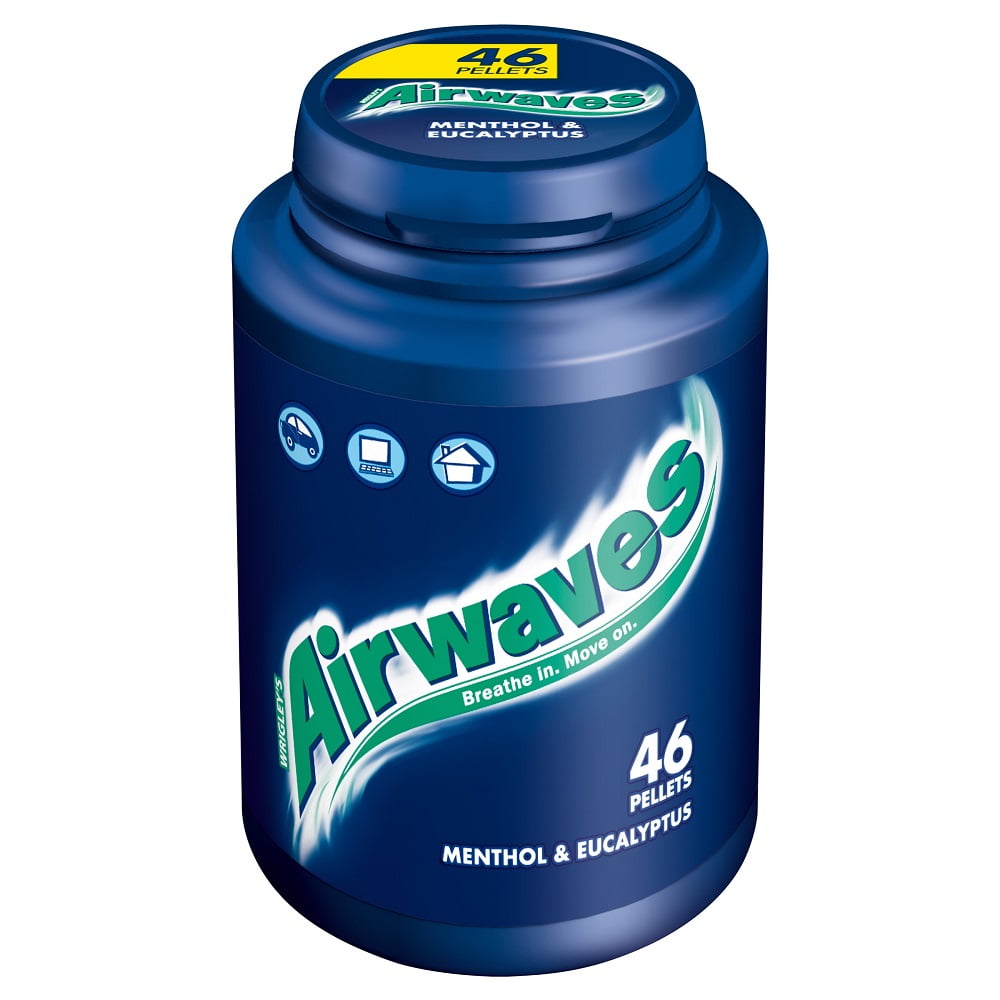 Airwaves Sugarfree Gum - Menthol & Eucalyptus (46)