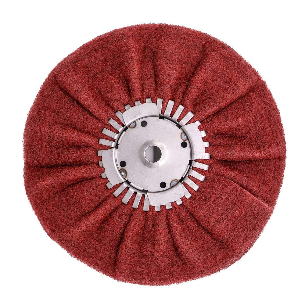 Satin Airway Buffing Wheel For Metal Finishing On High Speed Right