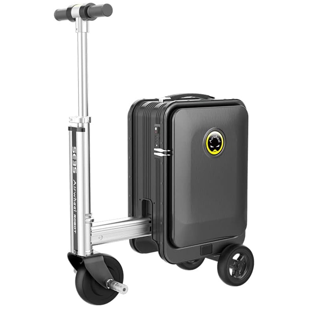 Airwheel SE3S Smart Rideable Suitcase Electric Luggage Scooter For Travel (Black)
