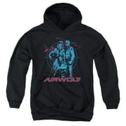 Airwolf - Graphic - Youth Hooded Sweatshirt - Medium