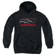 Airwolf - Grid - Youth Hooded Sweatshirt - Small