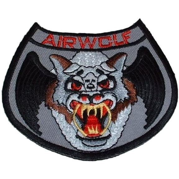 Airwolf TV Series Embroidered Logo Shoulder Patch