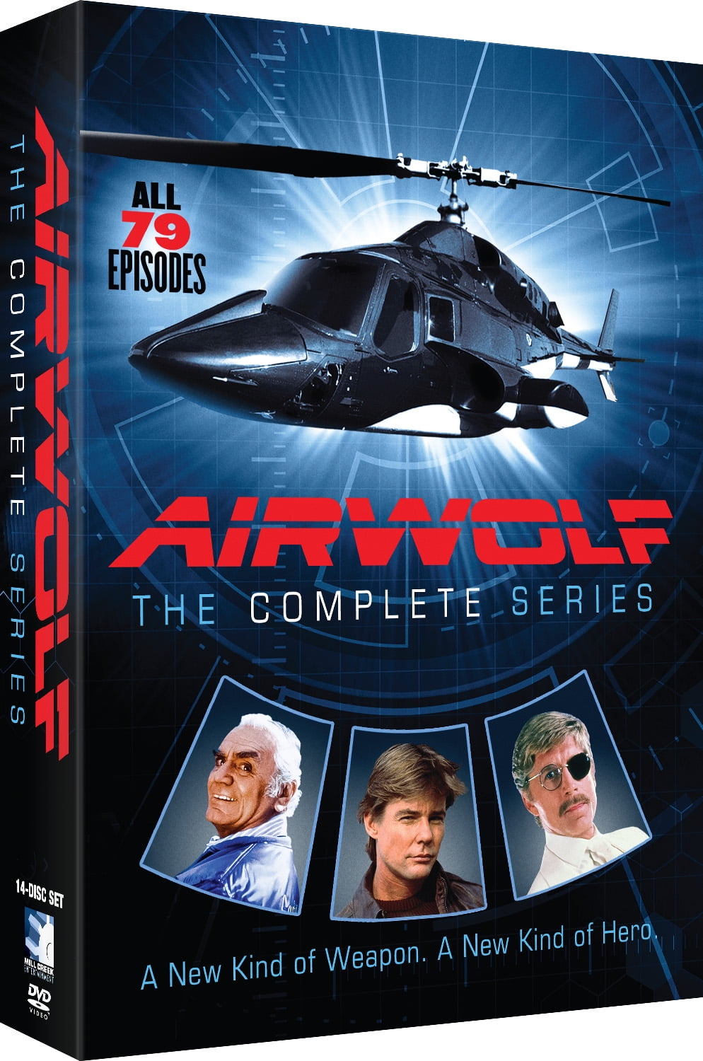 ERNEST BORGNINE; JAN MICHAEL VINCENT; BARRY VAN DYKE Airwolf The Complete Series (DVD)