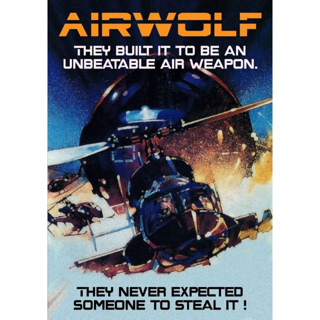 Airwolf posters Airwolf poster 12x16 Print on Metal Sign 12in x 16in ...