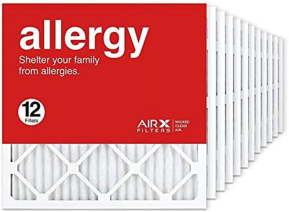 Airx 20X20x1 Air Filter 12 Pack MERV 11 Pleated HVAC AC Furnace Air