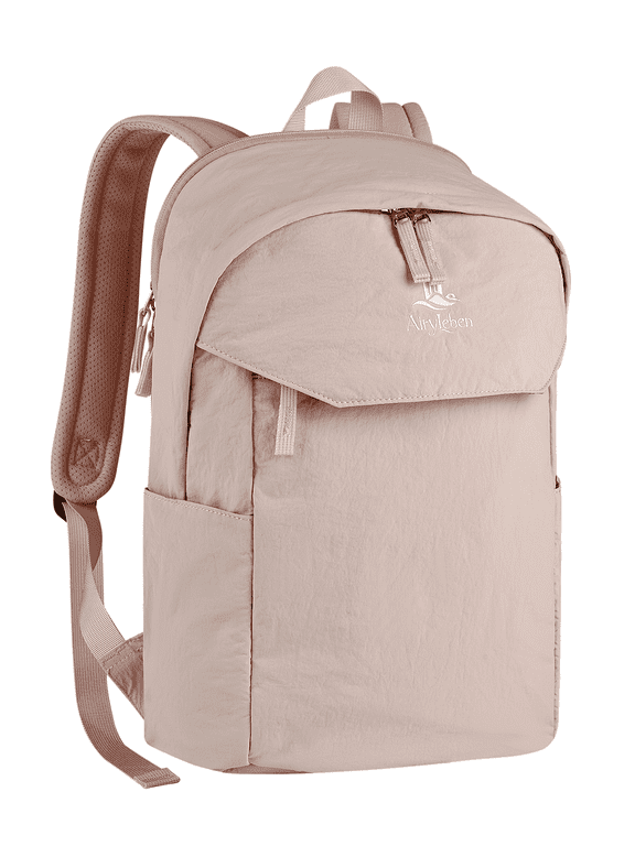 Travel Backpack for Women, Water Resistant 15.6 Inch Laptop Backpack, Lightweight School Bag, Casual Daypack for Commute, College, Travel & Daily Use (Pink)