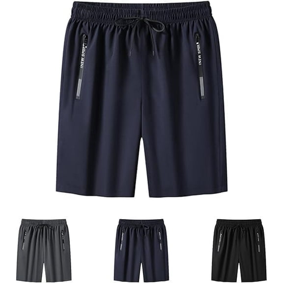 Airyflex Shorts, Airy Flex Shorts for Men, Iced Active - Men's Ice Silk Quick Drying Stretch Pants