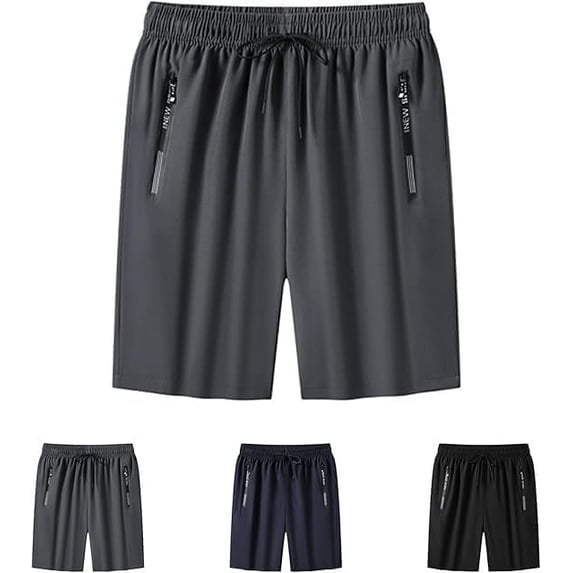 Airyflex Shorts, Airy Flex Shorts for Men, Iced Active - Men's Ice Silk Quick Drying Stretch Pants