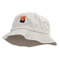 thumbnail image 1 of Airzona State Flag Map Embroidered Big Size Washed Bucket Hat - Beige XL-2XL, 1 of 5