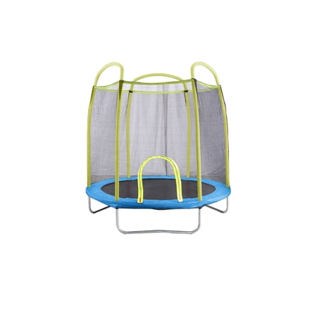 Airzone Jump Premier 7ft Youth Trampoline- Yellow/Blue