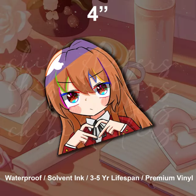 Aisaka Taiga Toradora! Sticker Anime Chibi Car Window Vinyl Sticker ...