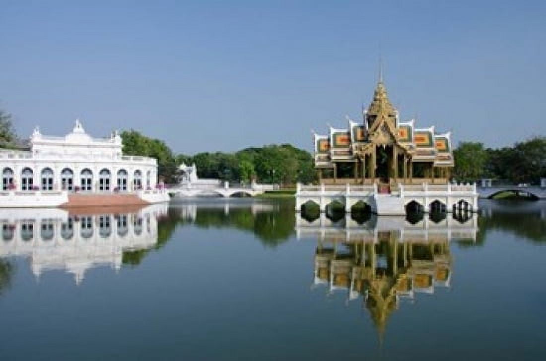 Aisawan Dhipaya Asana Pavilion Royal Summer Palace Bangkok Thailand Canvas Art - Cindy Miller Hopkins DanitaDelimont (36 x 24)