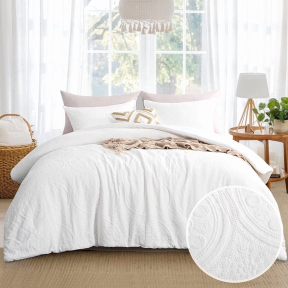 Aisbo Modern 2-Piece Ellipse Patterned Comforter Set, Twin Size