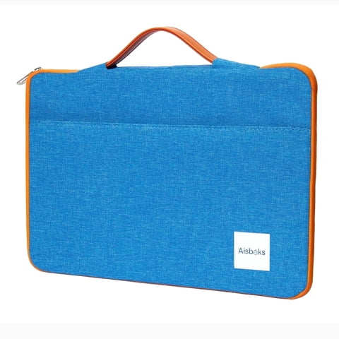 Zipper Laptop Sleeve 13''-15'', 14''Laptop Bag, Fit 15.6" Ultra-Slim Laptops,Wear Resistance Laptop Case Shockproof Soft Padded Cover Carrying Computer Bag, Blue