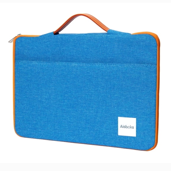 Zipper Laptop Sleeve 13''-15'', 14''Laptop Bag, Fit 15.6" Ultra-Slim Laptops,Wear Resistance Laptop Case Shockproof Soft Padded Cover Carrying Computer Bag, Blue