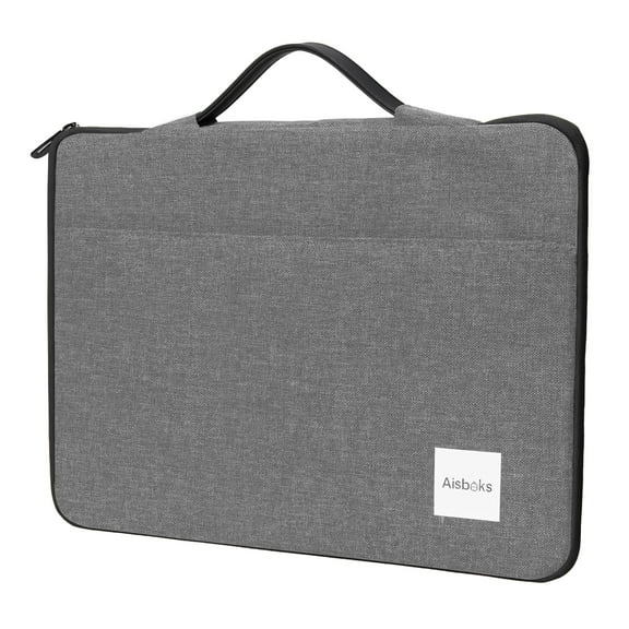 Zipper Laptop Bag 13-16 inch, Laptop Sleeve, Laptop Case Wear Resistance Shockproof Soft Padded Cover Carrying Computer Bag, Gray