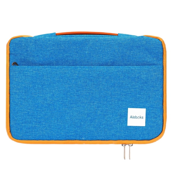 Laptop Sleeve 15.6''-17'',Zipper Laptop Bag, 16''Laptop Case Compatible with Apple MacBook,HP,Dell,Acer,Asus Notebook,Shockproof Soft Padded Cover Carrying Computer Bag,Blue