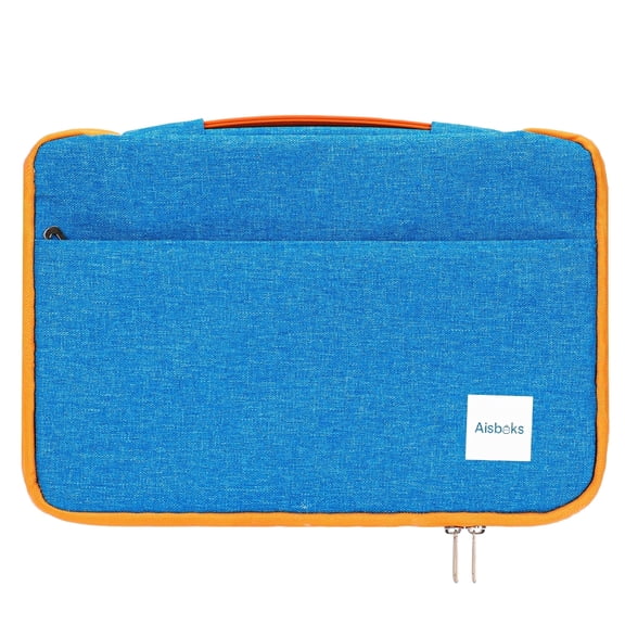 Laptop Sleeve 15.6''-17.3'',Zipper Laptop Bag, 16''Laptop Case Compatible with Apple MacBook,HP,Dell,Acer,Asus Notebook,Shockproof Soft Padded Cover Carrying Computer Bag,Blue