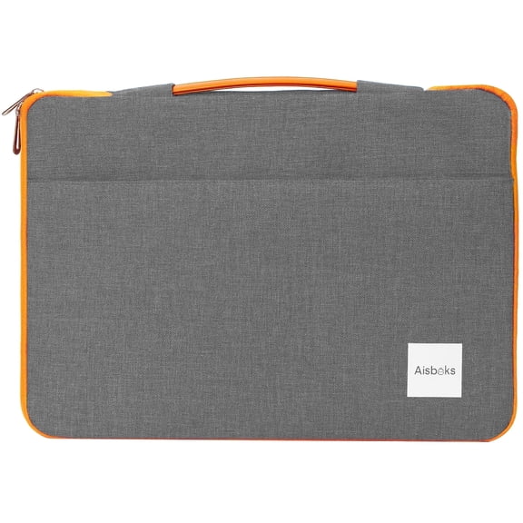 15.6''-17.3''Laptop Case,Laptop Sleeve 16'',Zipper Laptop Bag,Wear Resistance,Shockproof Soft Padded Cover Carrying Computer Bag,Gray