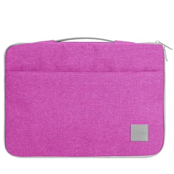 Laptop Sleeve 15.6 to 17inch, 16''Laptop Case,Zipper Laptop Bag,Wear Resistance Shockproof Soft Padded Cover Carrying Computer Bag,Fuchsia