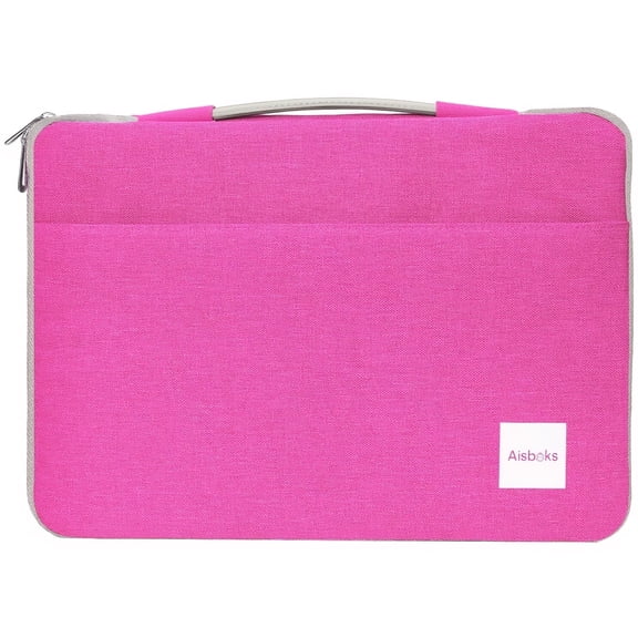 Laptop Sleeve 15.6 to 17.3 inch,Laptop Case,Zipper Laptop Bag,Wear Resistance Shockproof Soft Padded Cover Carrying Computer Bag,Fuchsia