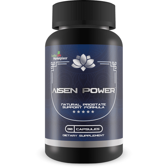Aisen Power Supplement - Male Prostate Support Supplement - Aid Healthy Urinary Flow & Bladder Emptying - Reduced Inflammation Support - Prostate Size Support - Aisen Power Pills